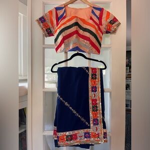 Beautiful Multicolor Sari